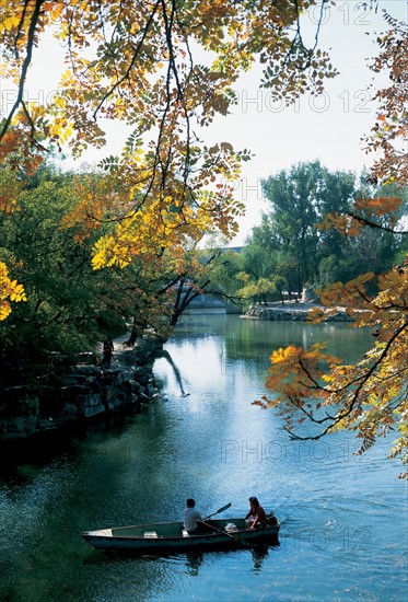 The Summer Palace, green water, China