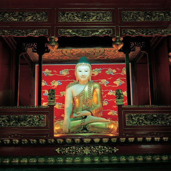 Figure of Jade Buddha of Beihai Park, China