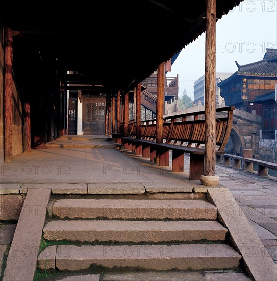 Village au bord de l'eau, Chine