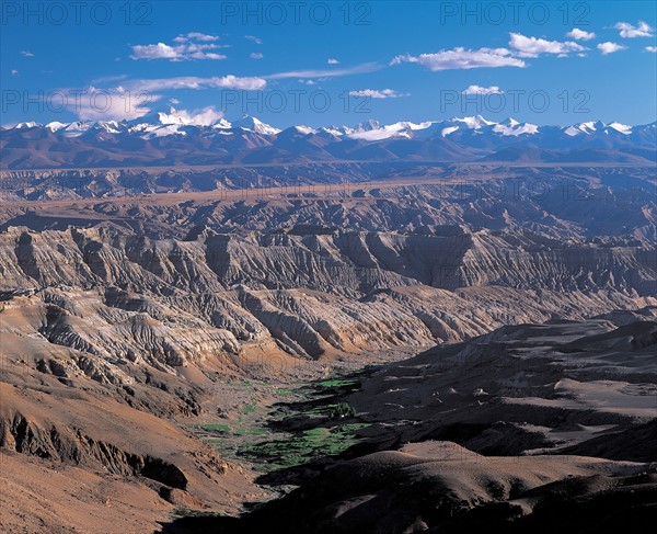 Paysage de montagnes, Chine