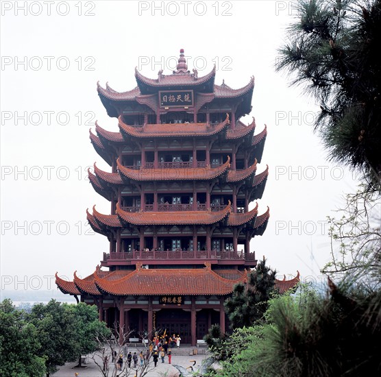 La Tour de la Grue jaune à Huanghe, Chine