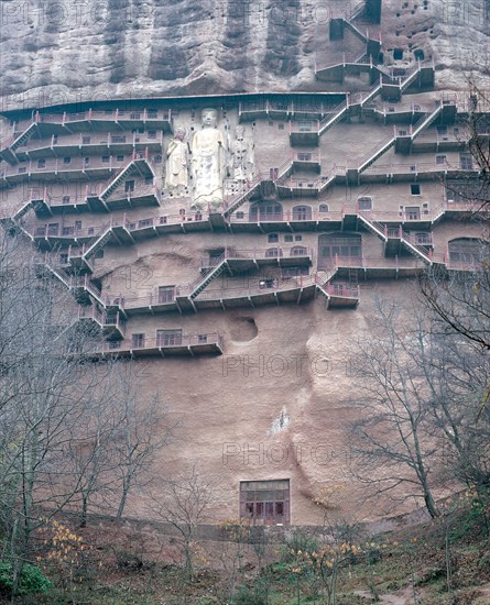 Les Grottes Maijishan, Chine