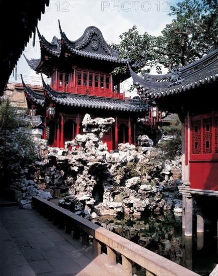 Temple à Shanghaï, Chine