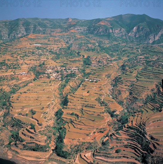 Vue aérienne, Chine