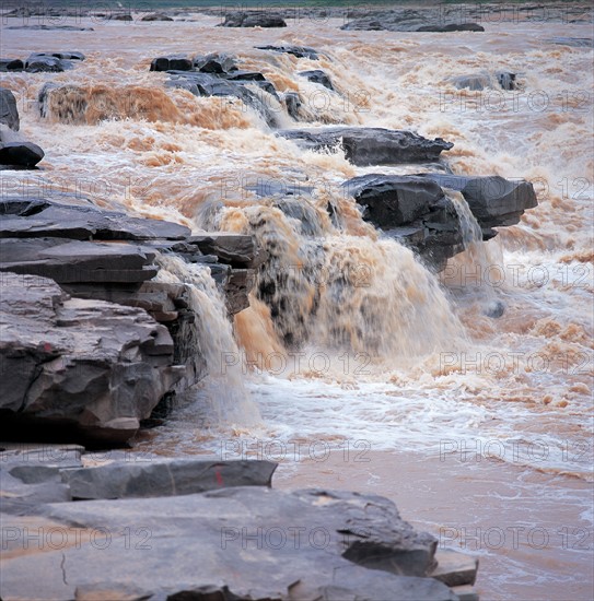 The Yellow River, HuKou Chute, China