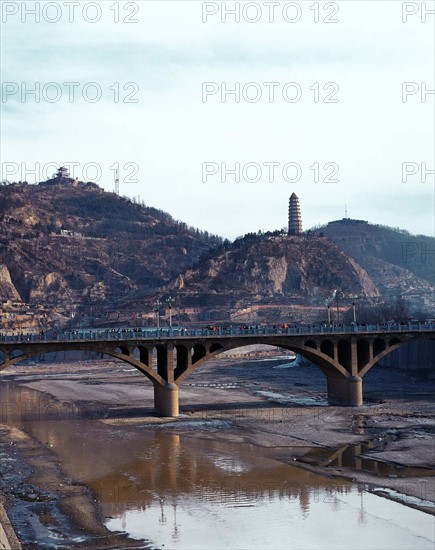 Yan'an Pagoda, Yan'an, Shaanxi Province, China