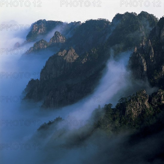 Haungshan mountain in Anhui,China