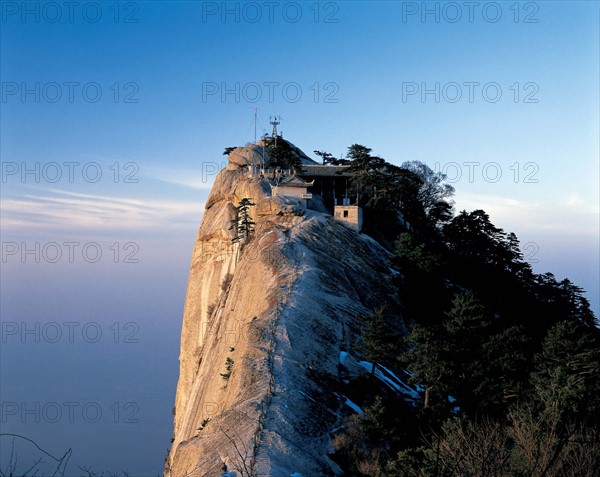 The West Peak of Mount Huashan,Xi'an,Shaanxi Province,China