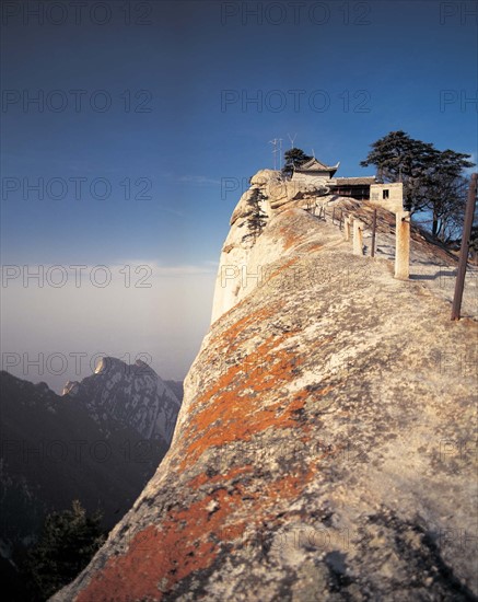 The West Peak of Mount Huashan, Xi'an, Shaanxi Province, China