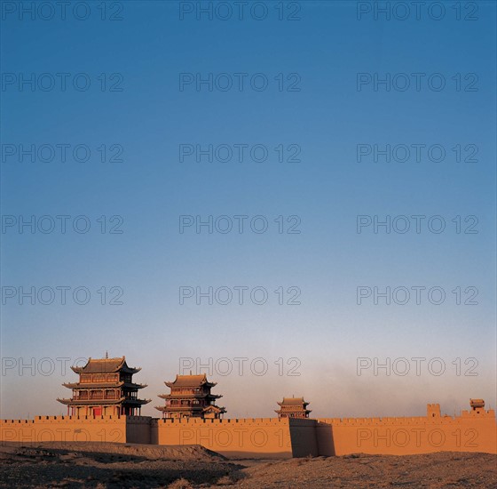 Jiayuguan Pass in Gansu, China