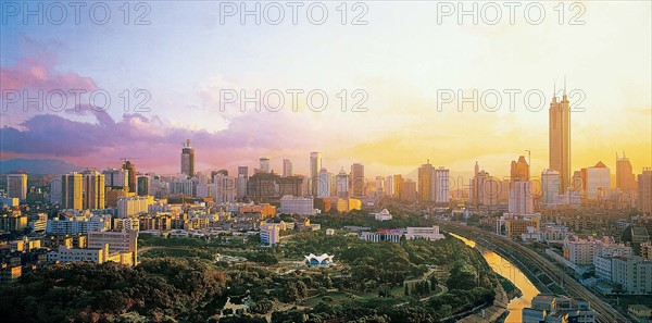 The cityscape of Shenzhen,China