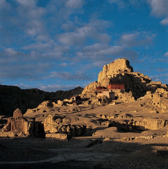 Ruins of Guge Kingdom in Ngari,Tibet,China