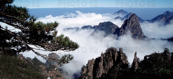 Lianhuo Peak of Huangshan mountain, China