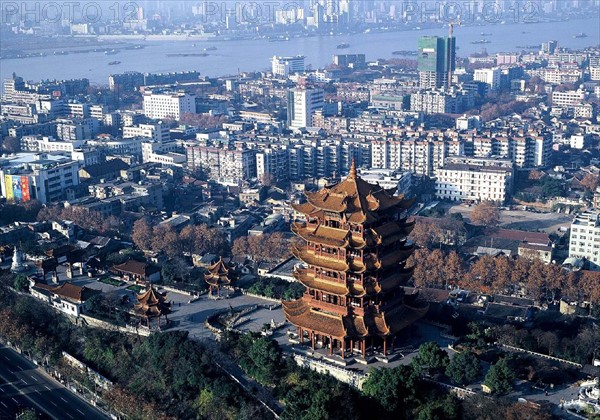 Yellow Crane Tower of Wuhan,China