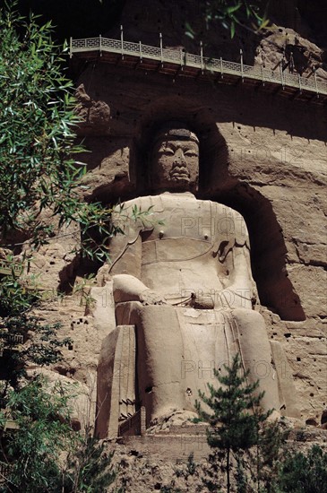 Bingling Thousand Buddha Caves,Bingling Grottoes,Lanzhou,Gansu Province,China