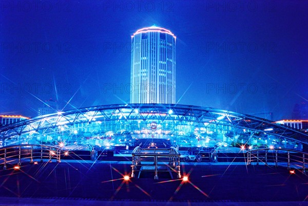 Subway station of Science and Technology Museum in Shanghai,China