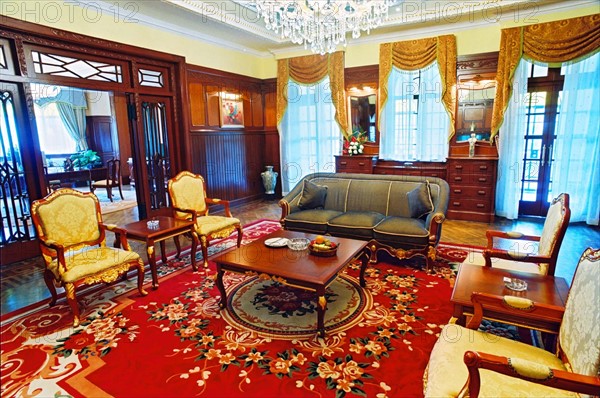 The sitting room of Moller Villa,Shanghai,China