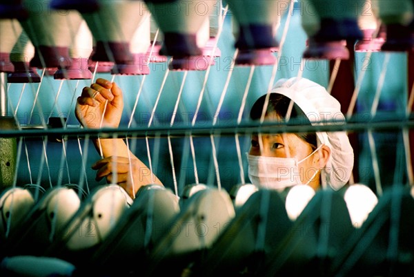 Textile workshop in Zhangjiang industrial Zone of Shanghai,China