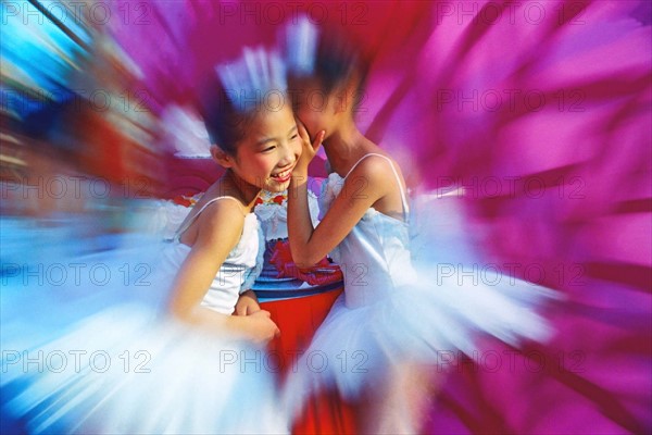 Two little ballet dancers