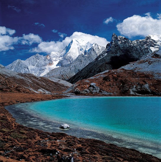 Paysage près de Daocheng, Chine