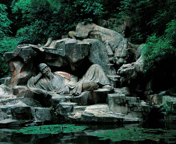 Tiger-Running Spring of the West Lake,Hangzhou,Zhejiang Province,China