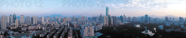 Panoramic view of Shenzhen,China