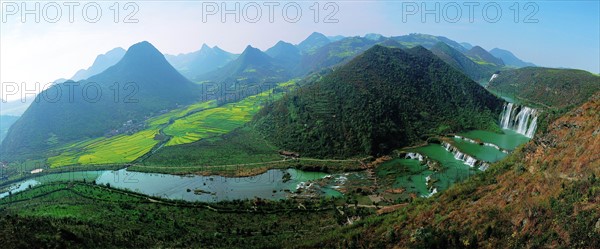 The Jiulong Waterfall,Luoping,Yunnan Province,Chia