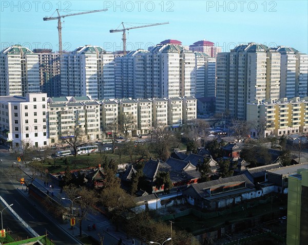 The Buildings at Niujie Street,Beijing,China