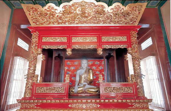 Jade Buddha Statue at Beihai Park,Beijing,China