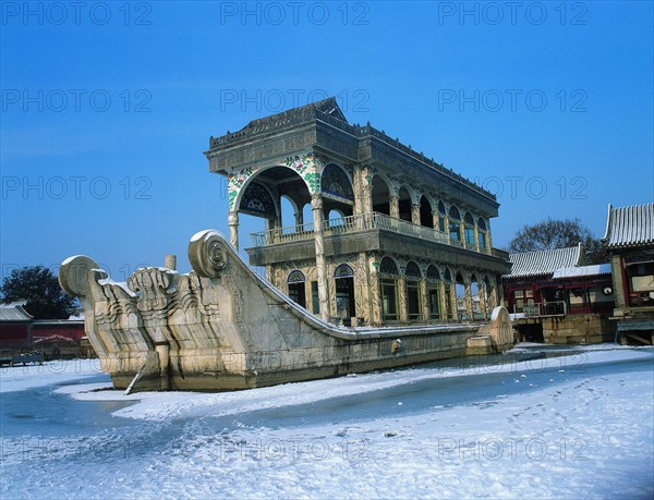 Marble Boat of the Summer Palace,Beijing,China