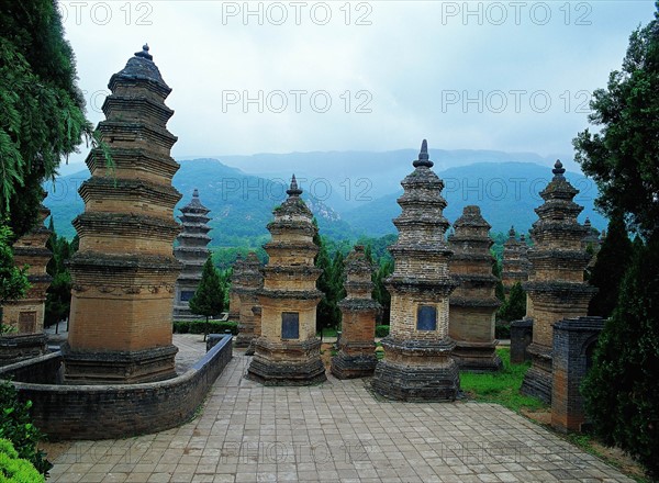 Pagoda Forest at Shaolin Temple,Dengfeng,Henan Province,China