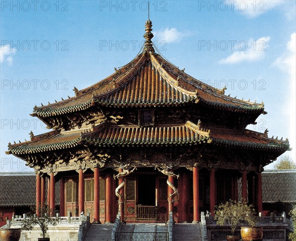 Dazheng Hall of Imperial Palace of Shenyang,China