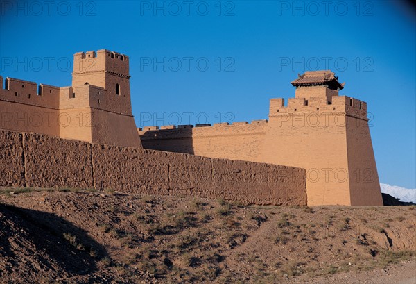 Jiayu Pass of Great Wall,Gansu,China