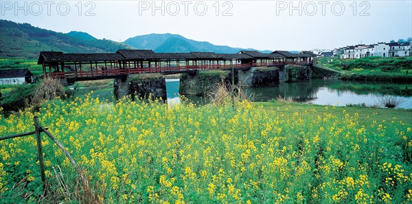 Rainbow Bridge in Wuyuan,Jiangxi,China