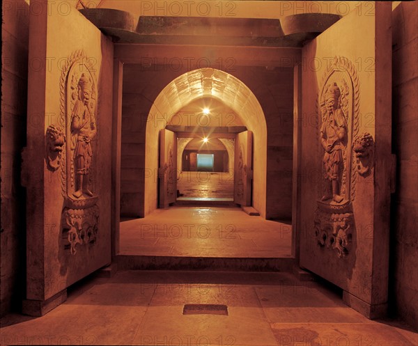 Underground palace of Yu Tomb of Eastern Qing Tombs,Hebei,China