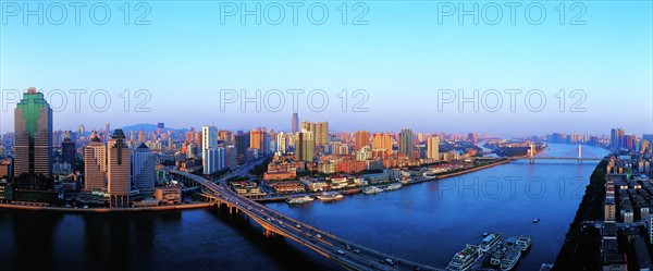 Zhujiang river across Guangzhou,China