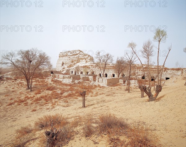 Ruins of White city in Jingbian county,Shanxi,China