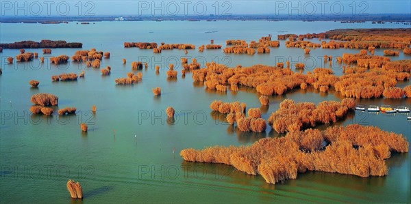 Sand Lake in Ningxia,China