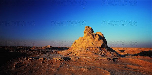 Ruin of pagoda in Lop Nur, Xinjiang,China