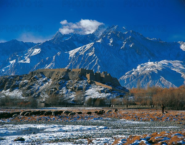 Stone City in Tashkurgan,Xinjiang,China