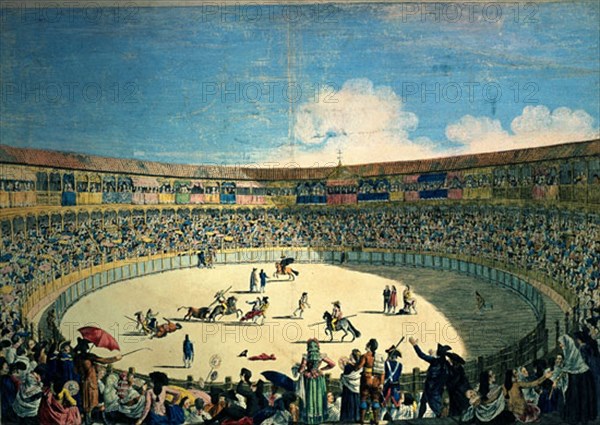 Carnicero, Bullfight at former Madrid plaza