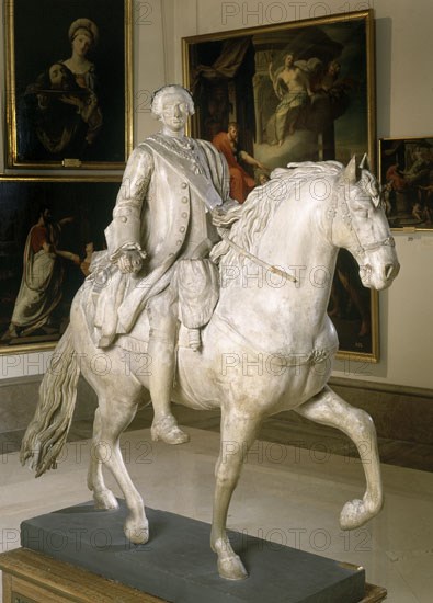 Alvarez, Model for the equestrian statue of Charles III