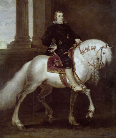 Crayer, Portrait équestre de Philippe IV