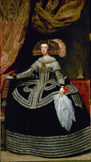 Vélasquez, La Reine Marie-Anne d'Autriche