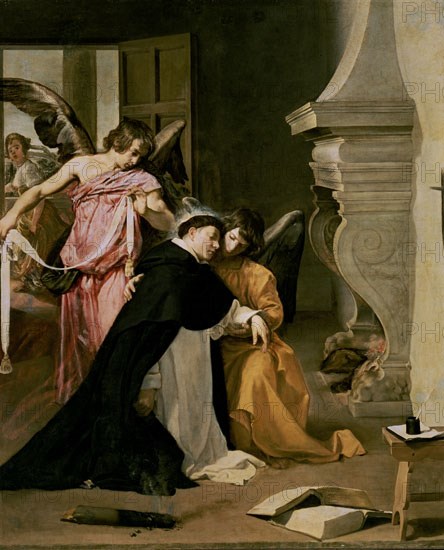 Velázquez, The temptation of St. Thomas Aquinas