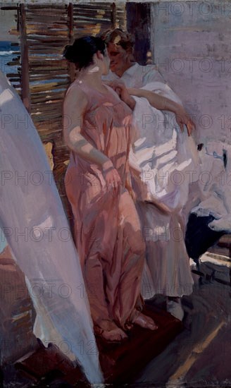 Sorolla, Après le bain ou la robe rose