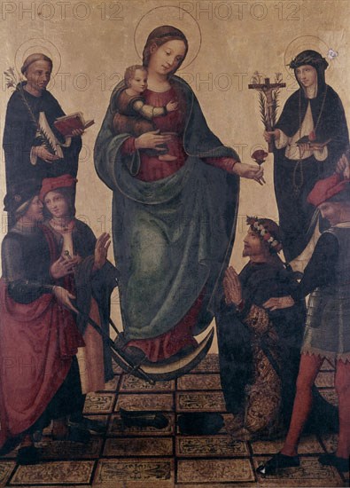 San Leocadio, Vierge des chevaliers