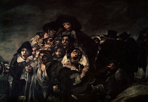 Goya, Le pélerinage de Saint Isidro (détail)