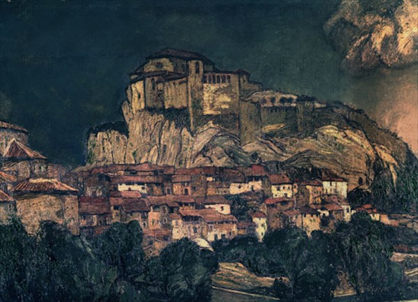 Zuloaga, Paysage d'Alquezar