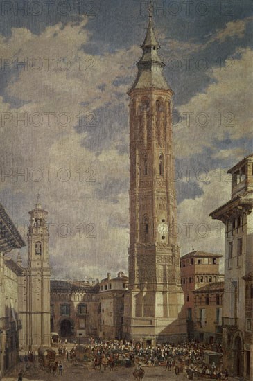 Gonzalvo y Perez, Inclined Tower in Zaragoza